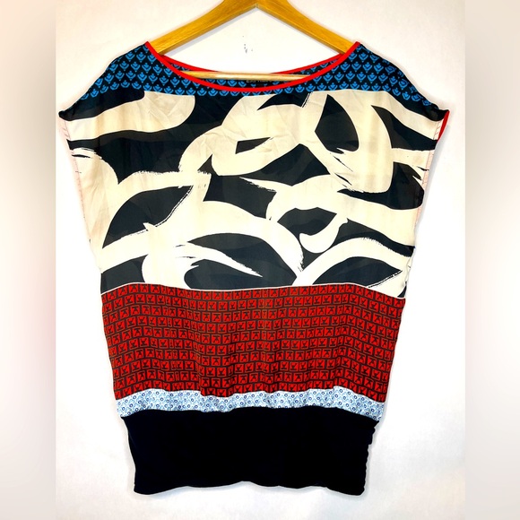 Tops - Express Women’s Asian Boho Multicolor Women's Top Size Small